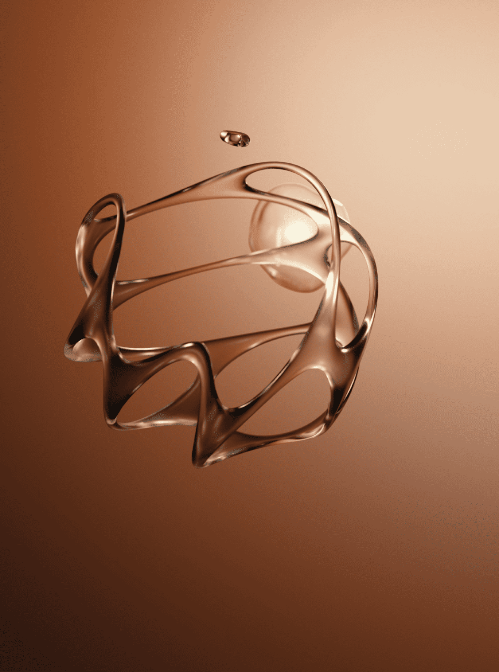 Dynamic scientific visuals highlighting skincare actives